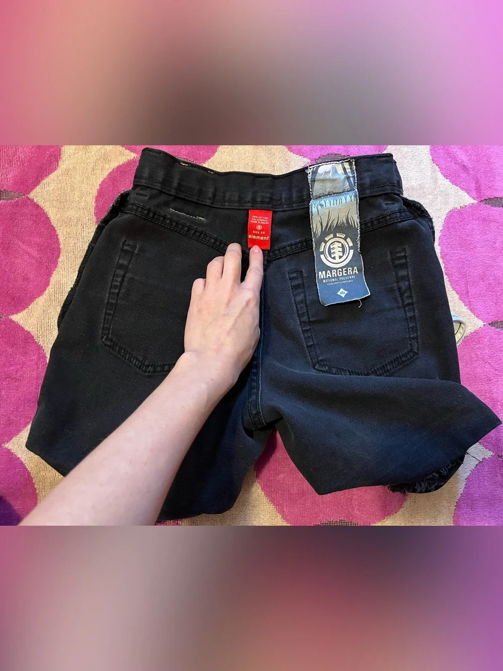 **RARE** Y2K Element x Bam Margera Denim Shorts